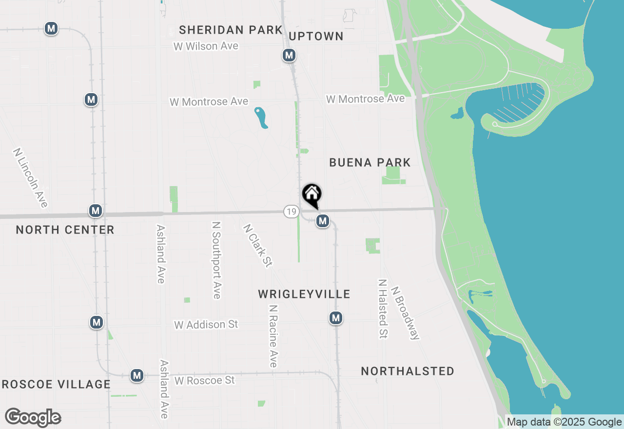 Map of 1029 W Irving Park Road #G, Chicago, IL 60613