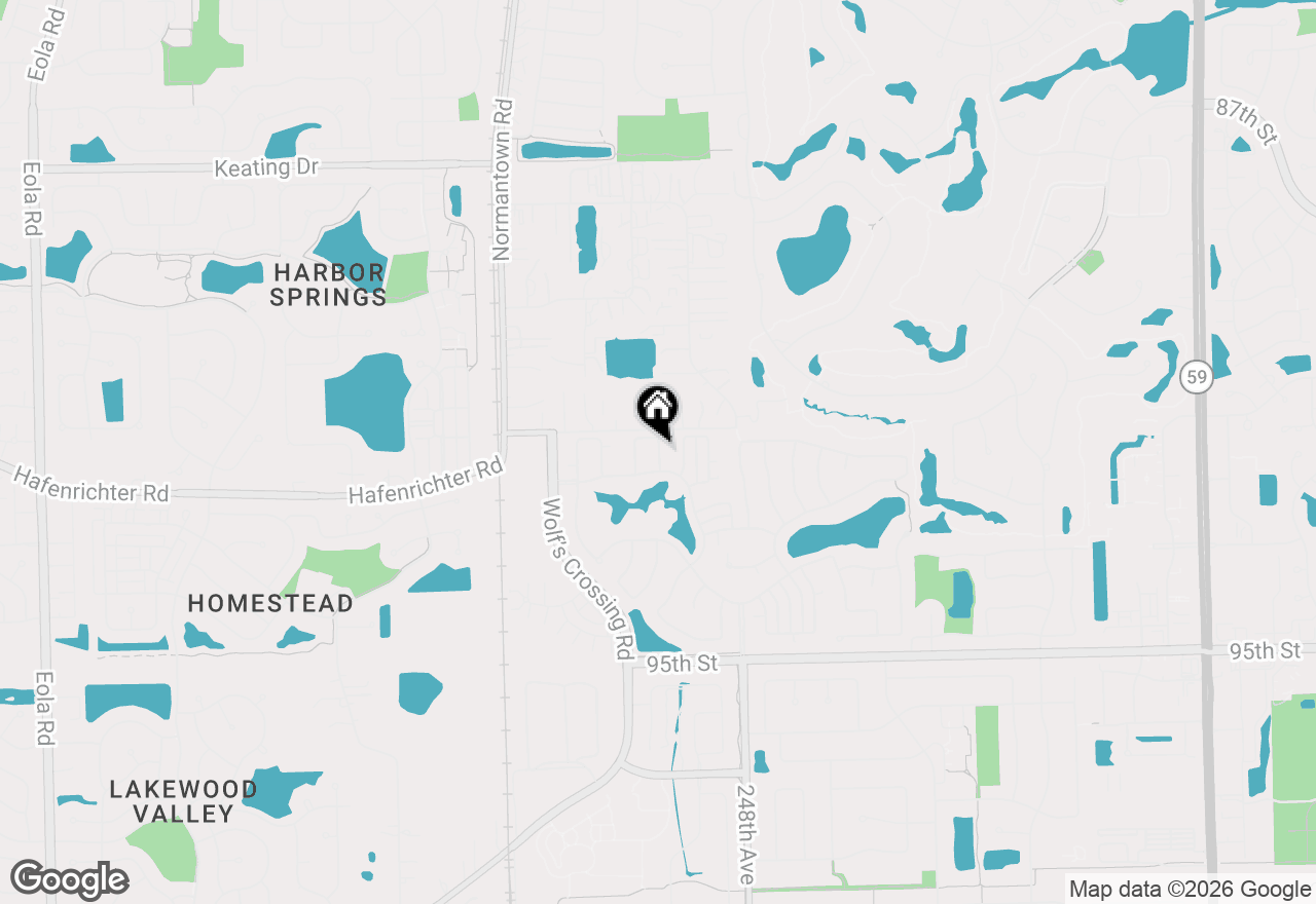 Map of 2616 Barrington Circle, Naperville, IL 60564