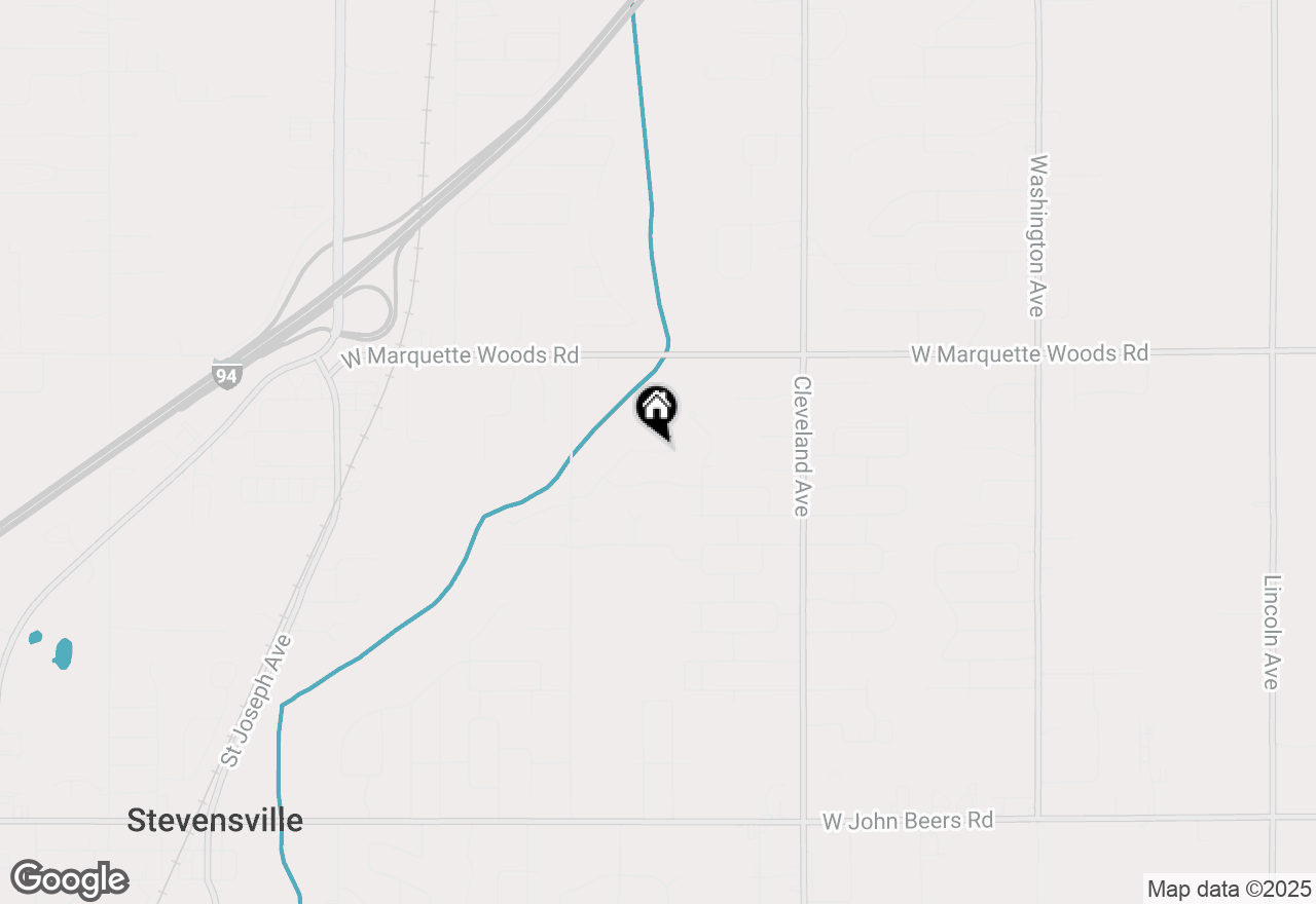 Map of 1936 Hidden Pines Trail, Stevensville, MI 49127