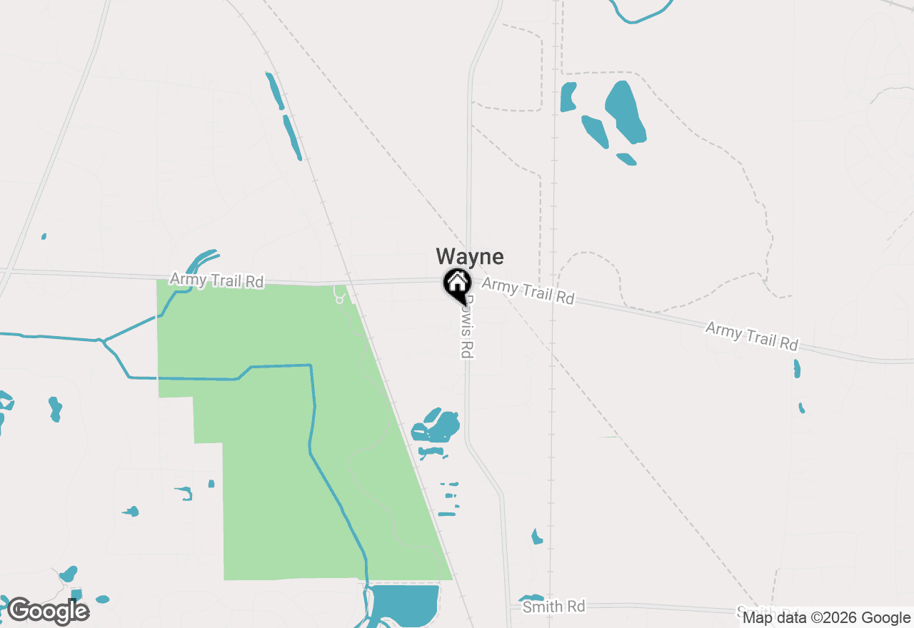 Map of 5N300 Powis Road, Wayne, IL 60184