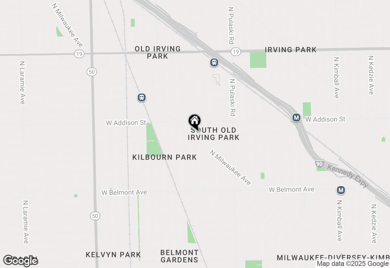 Map of 3527 N Milwaukee Avenue, Chicago, IL 60641