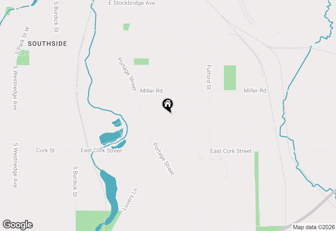 Map of 1216 Southern Avenue, Kalamazoo, MI 49001