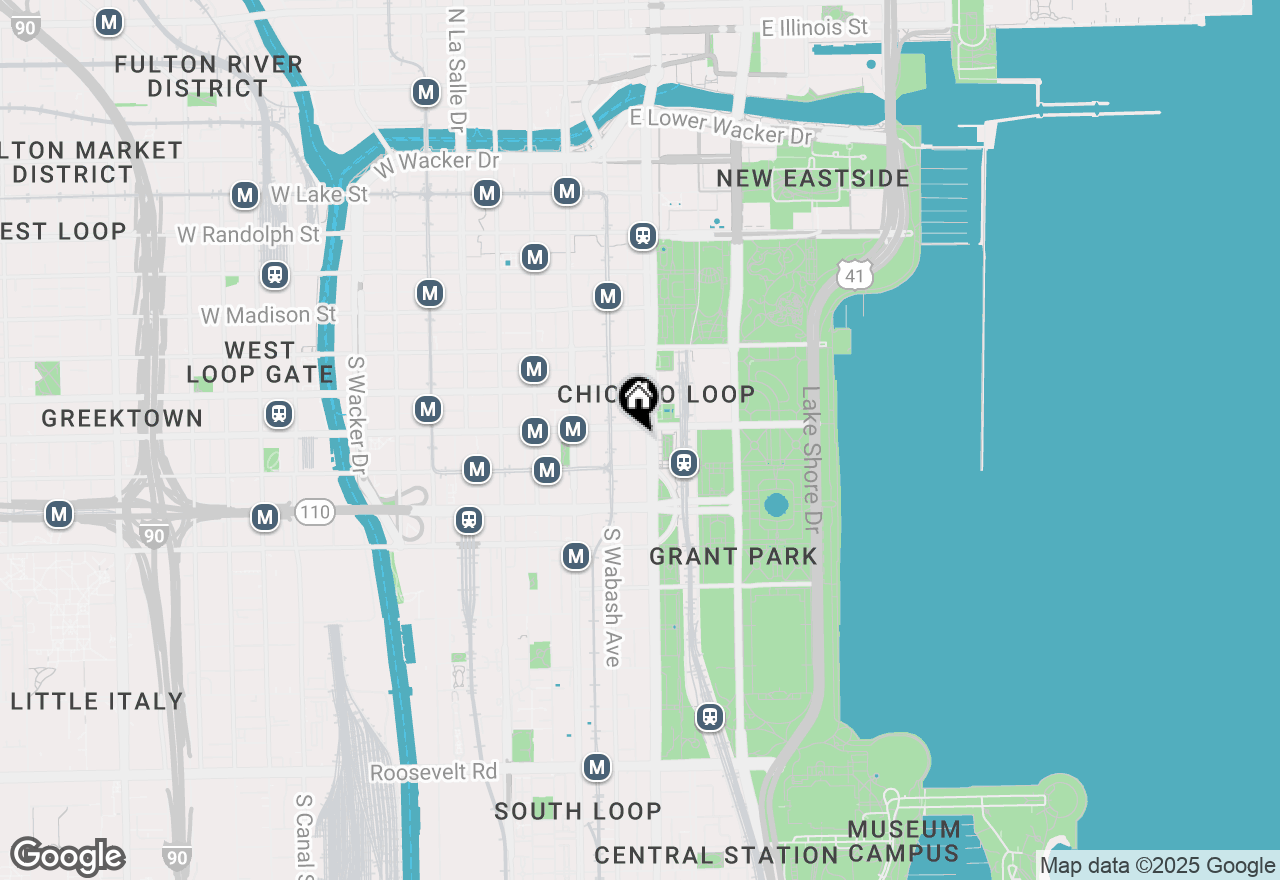 Map of 310 S Michigan Avenue #1609, Chicago, IL 60604