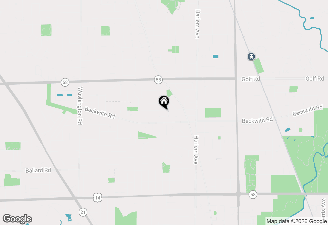 Map of 7413 Lyons Street, Morton Grove, IL 60053