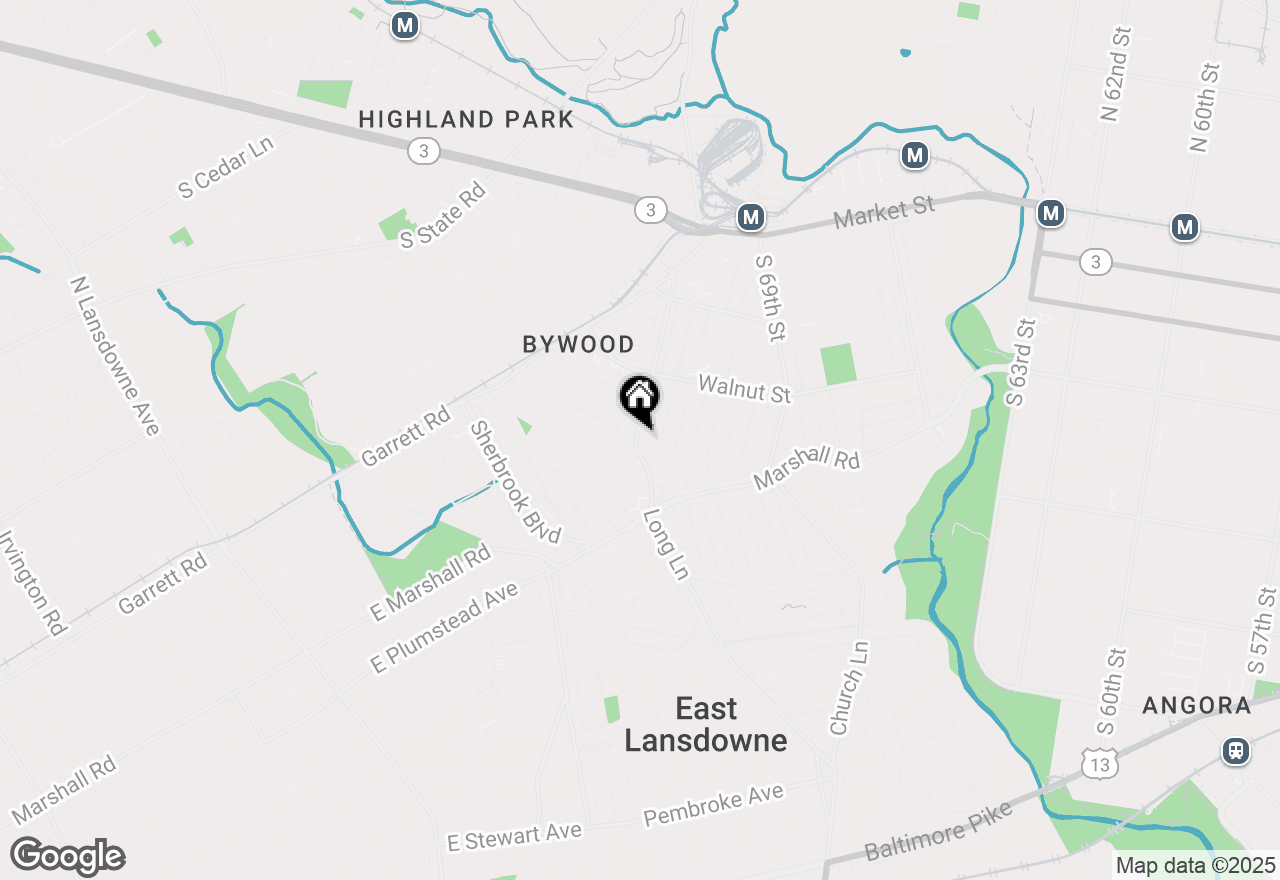 Map of 259 Long Lane, Upper Darby, PA 19082