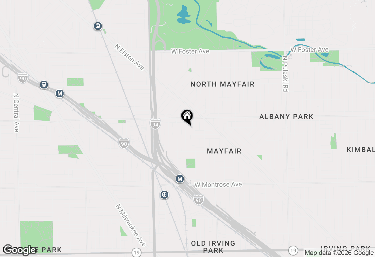 Map of 4721 N Kenton Avenue, Chicago, IL 60630