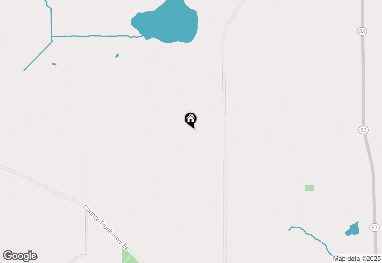 Map of S78W31190 Sugden Rd, Mukwonago, WI 53149