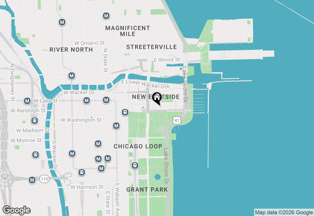 Map of 340 E Randolph Street #806, Chicago, IL 60601
