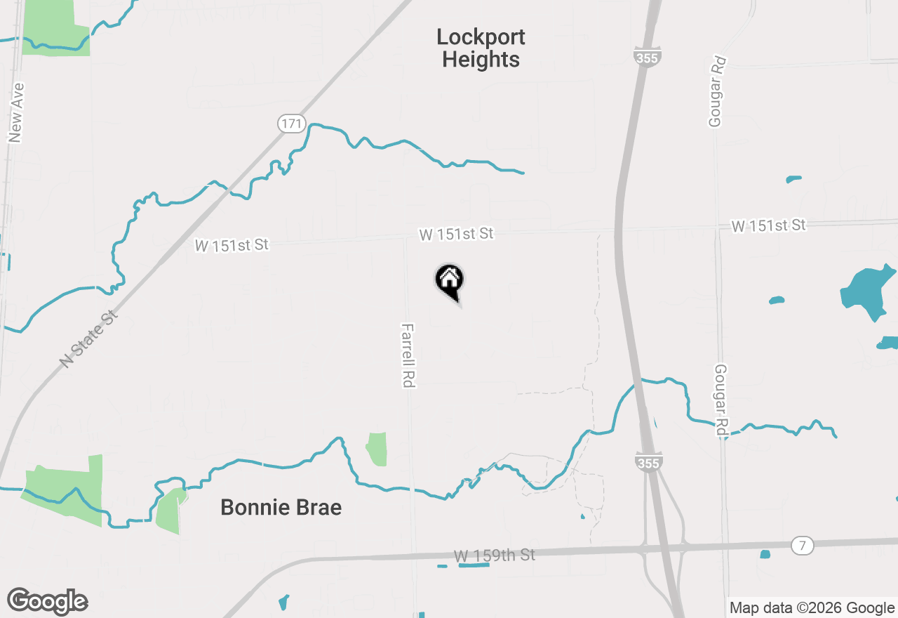 Map of 16665 W Merc Lane, Lockport, IL 60441