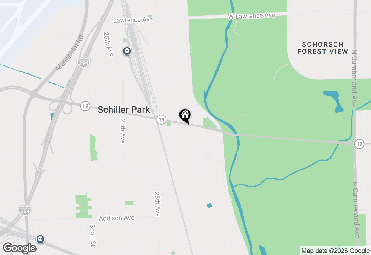 Map of 9355 Irving Park Road #307, Schiller Park, IL 60176