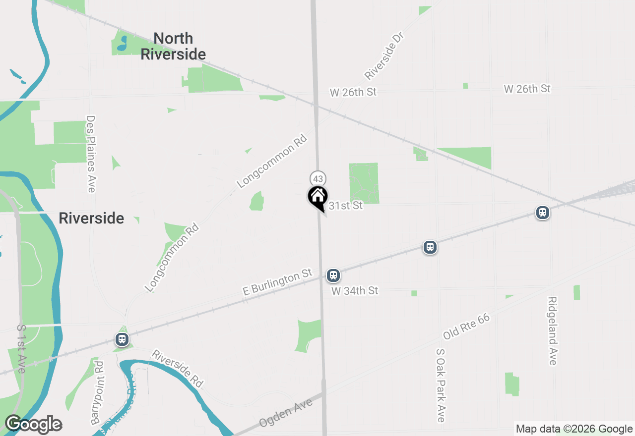 Map of 475 Shenstone Road #303, Riverside, IL 60546