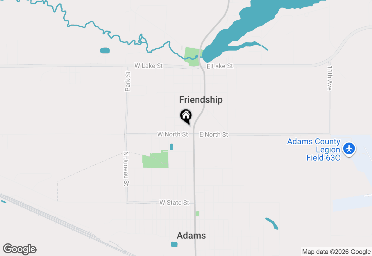 Map of 181 W 6th Street, Friendship, WI 53934