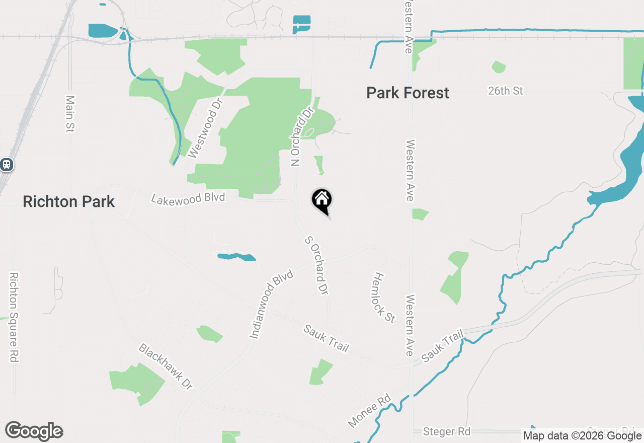 Map of 434 Victoria Circle, Park Forest, IL 60466