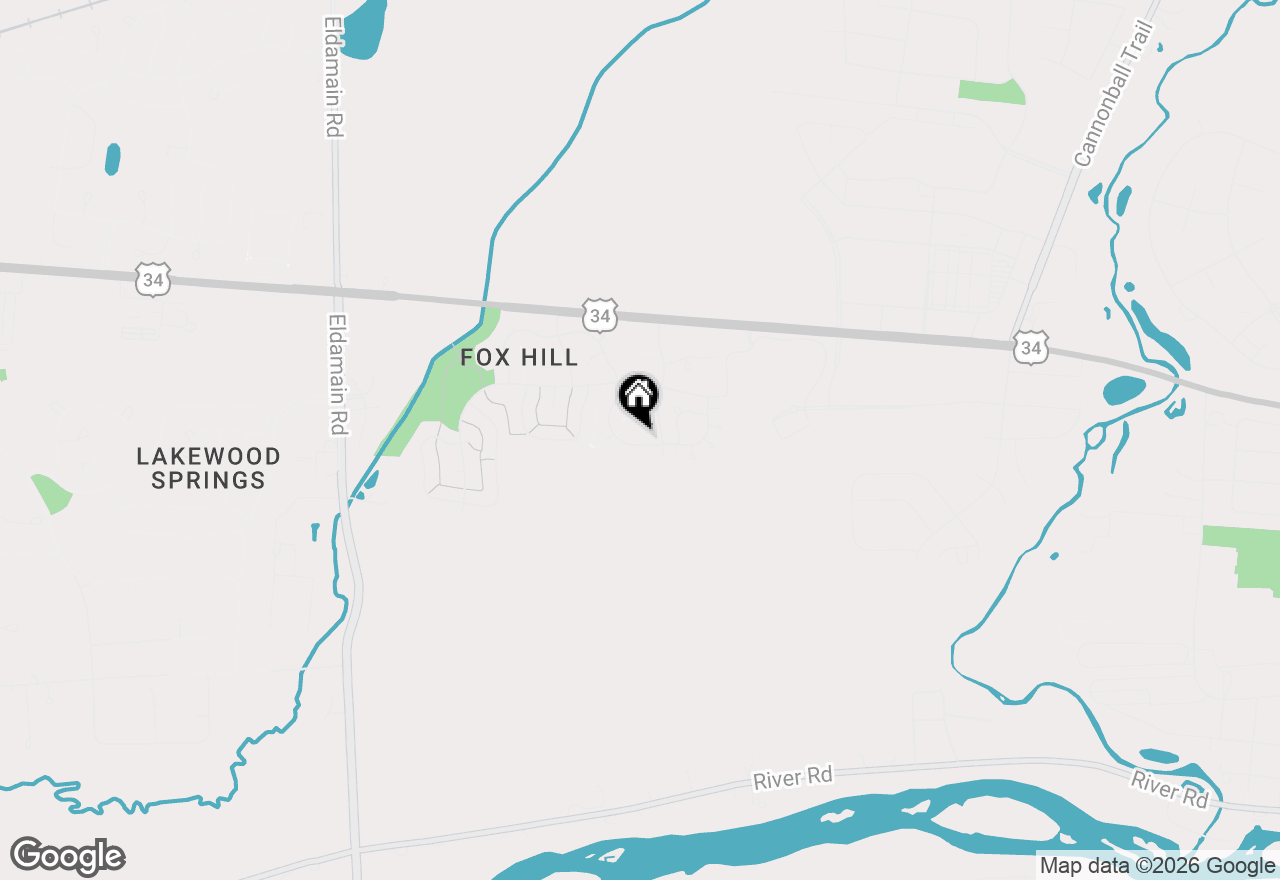 Map of 1408 Chestnut Lane, Yorkville, IL 60560