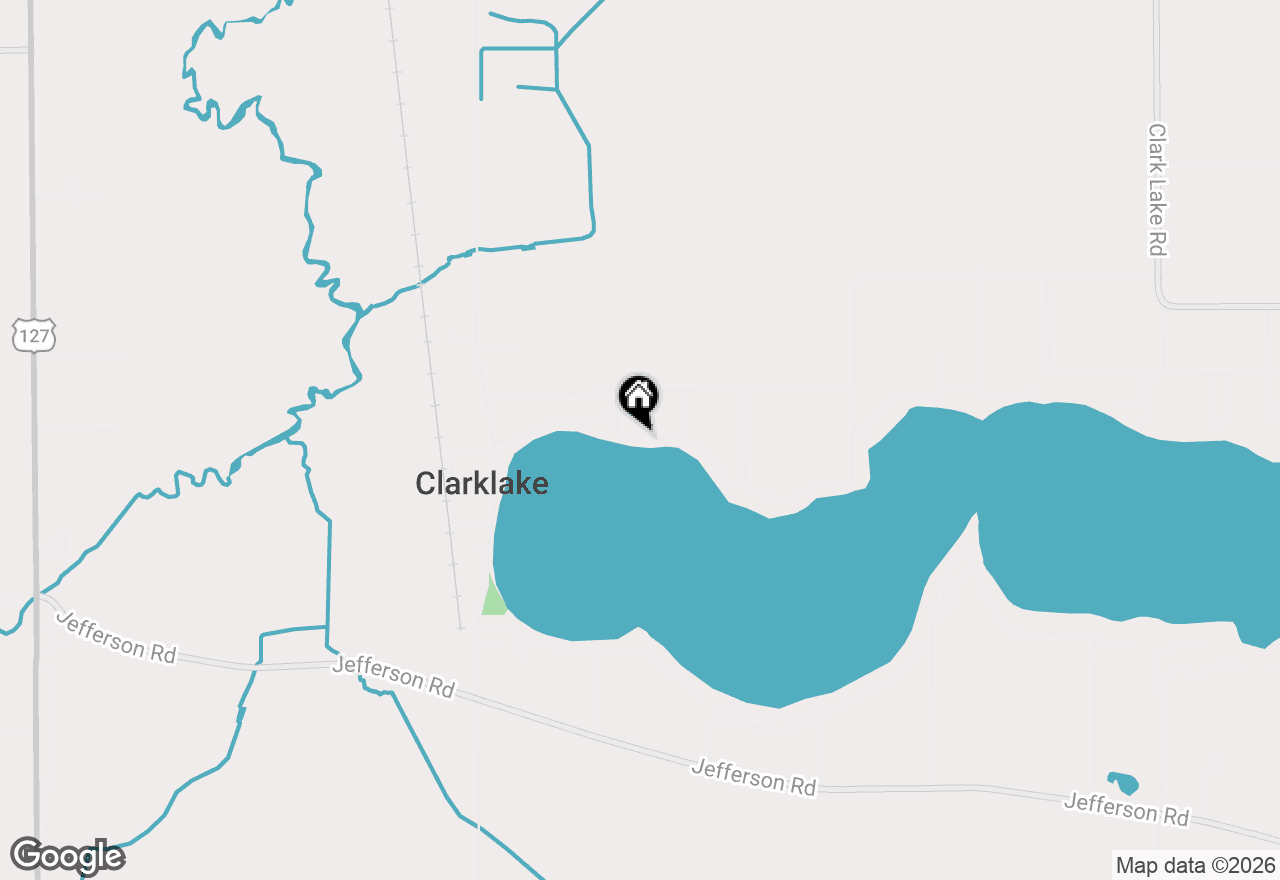 Map of 8492 N Shore Drive, Clarklake, MI 49234