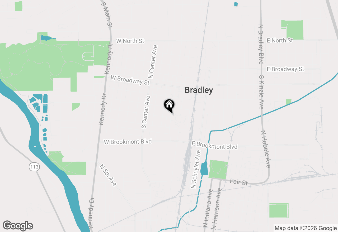 Map of 395 S Michigan Avenue, Bradley, IL 60915