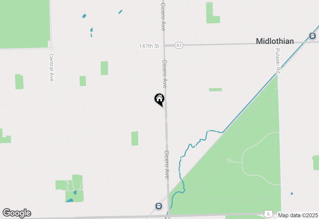 Map of 15117 La Crosse Avenue, Oak Forest, IL 60452