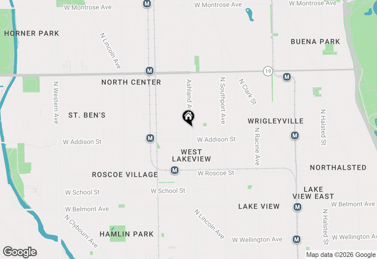 Map of 3636 N Ashland Avenue, Chicago, IL 60613