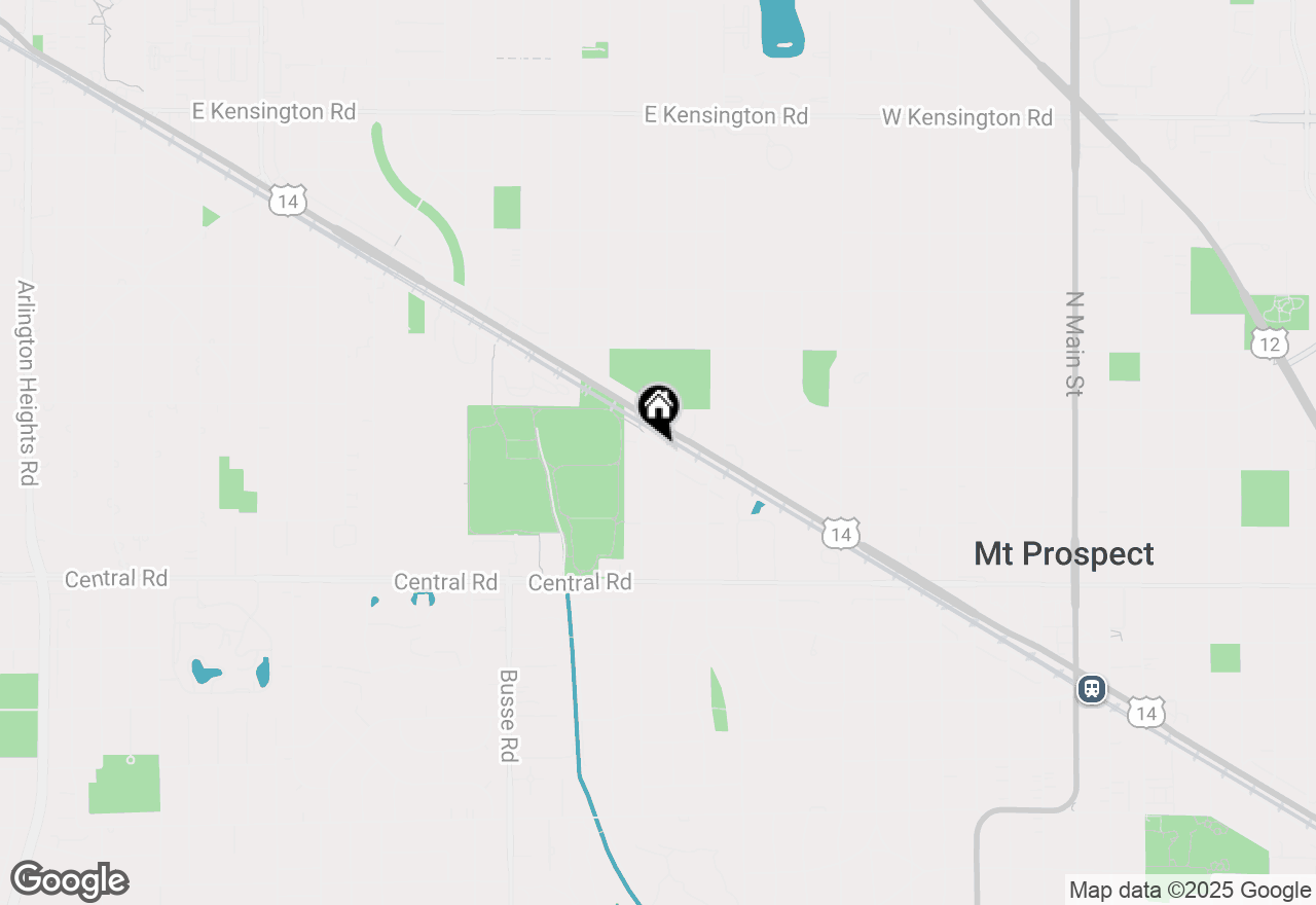 Map of 1255 W Prospect Avenue #208, Mount Prospect, IL 60056