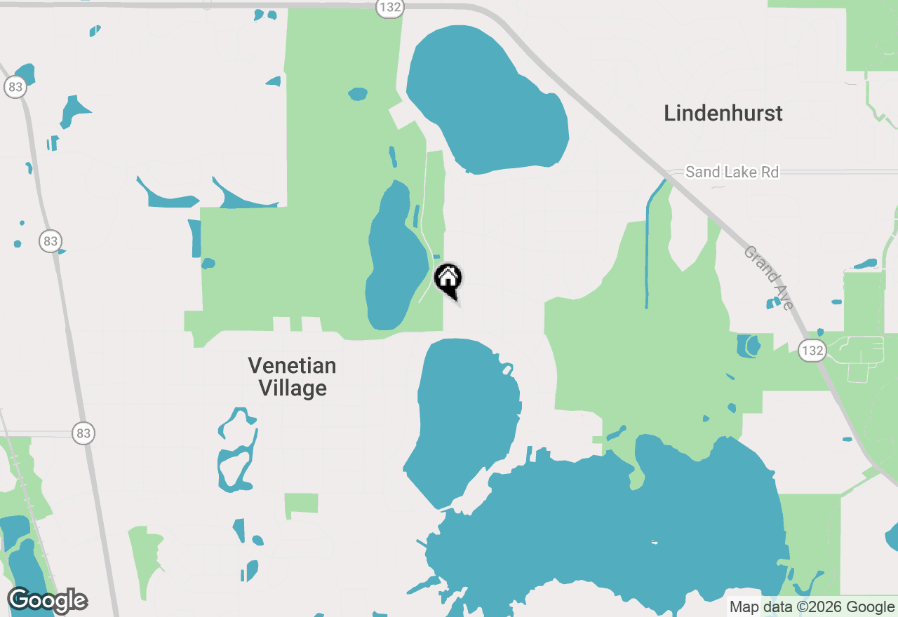 Map of 37073 N Antonio Avenue, Lake Villa, IL 60046