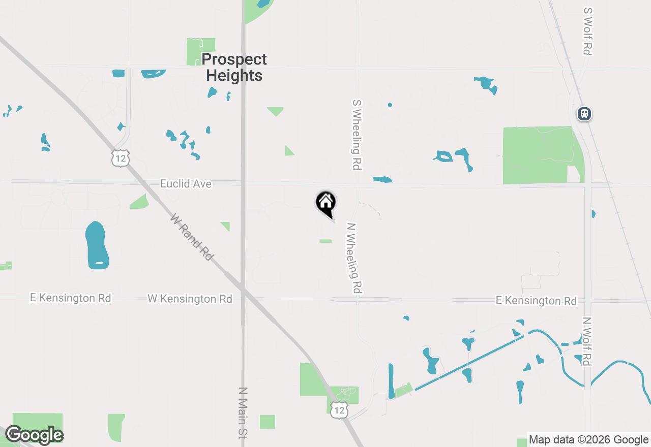 Map of 1150 N Boxwood Drive #A, Mount Prospect, IL 60056