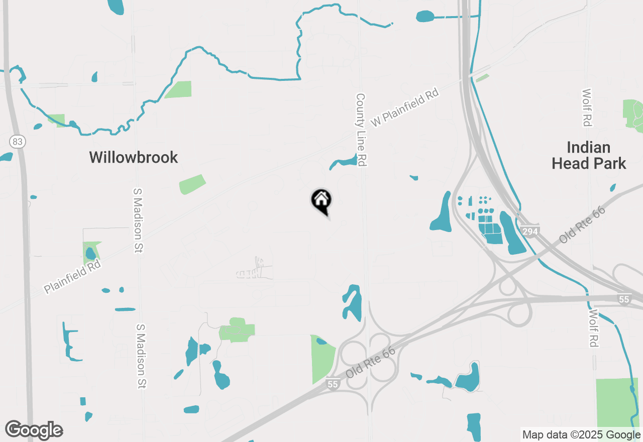 Map of 6878 Fieldstone Drive, Burr Ridge, IL 60527