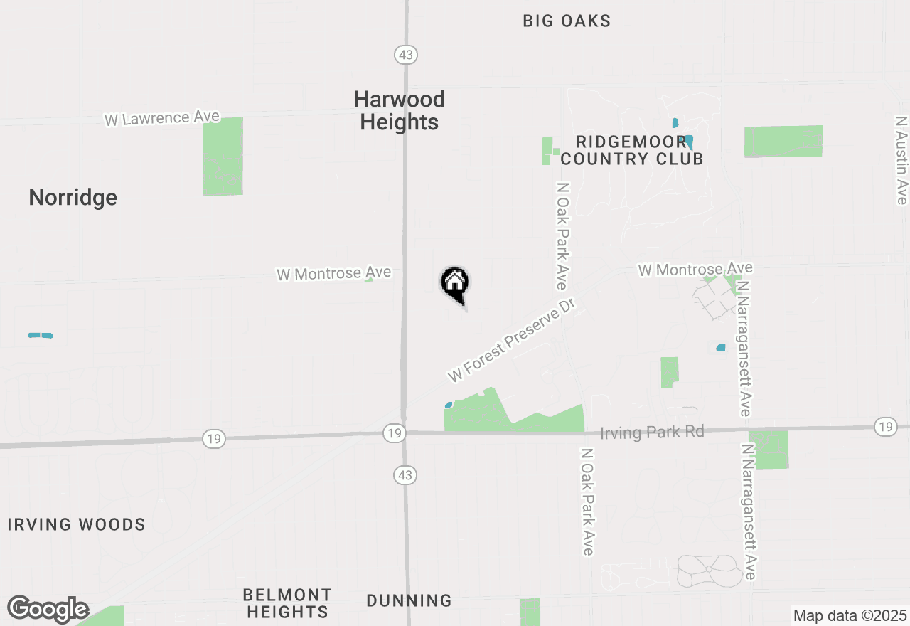 Map of 7020 W Cullom Avenue, Norridge, IL 60706