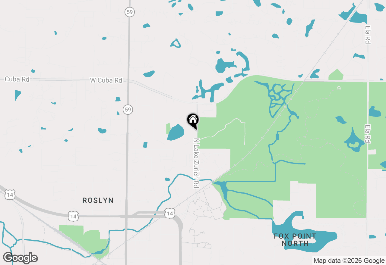 Map of (Address confidential), Barrington, Illinois 60010