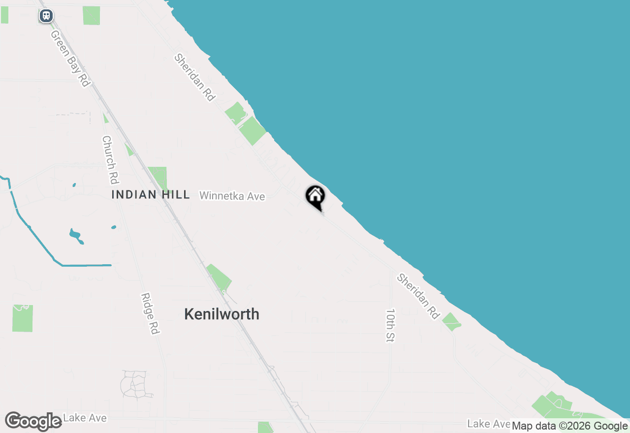 Map of 110 Kenilworth Avenue, Kenilworth, IL 60043