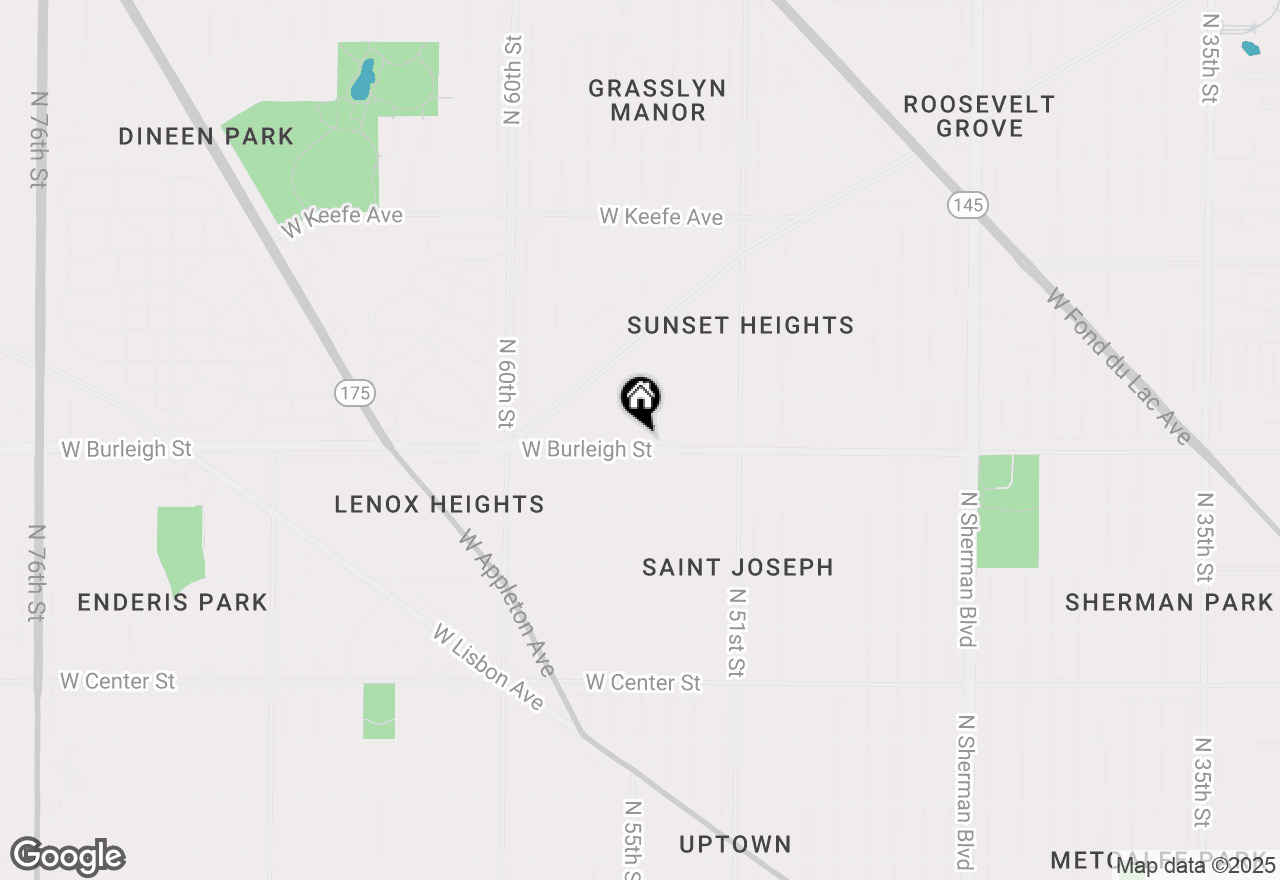 Map of 5412 W Burleigh St #5430, Milwaukee, WI 53210