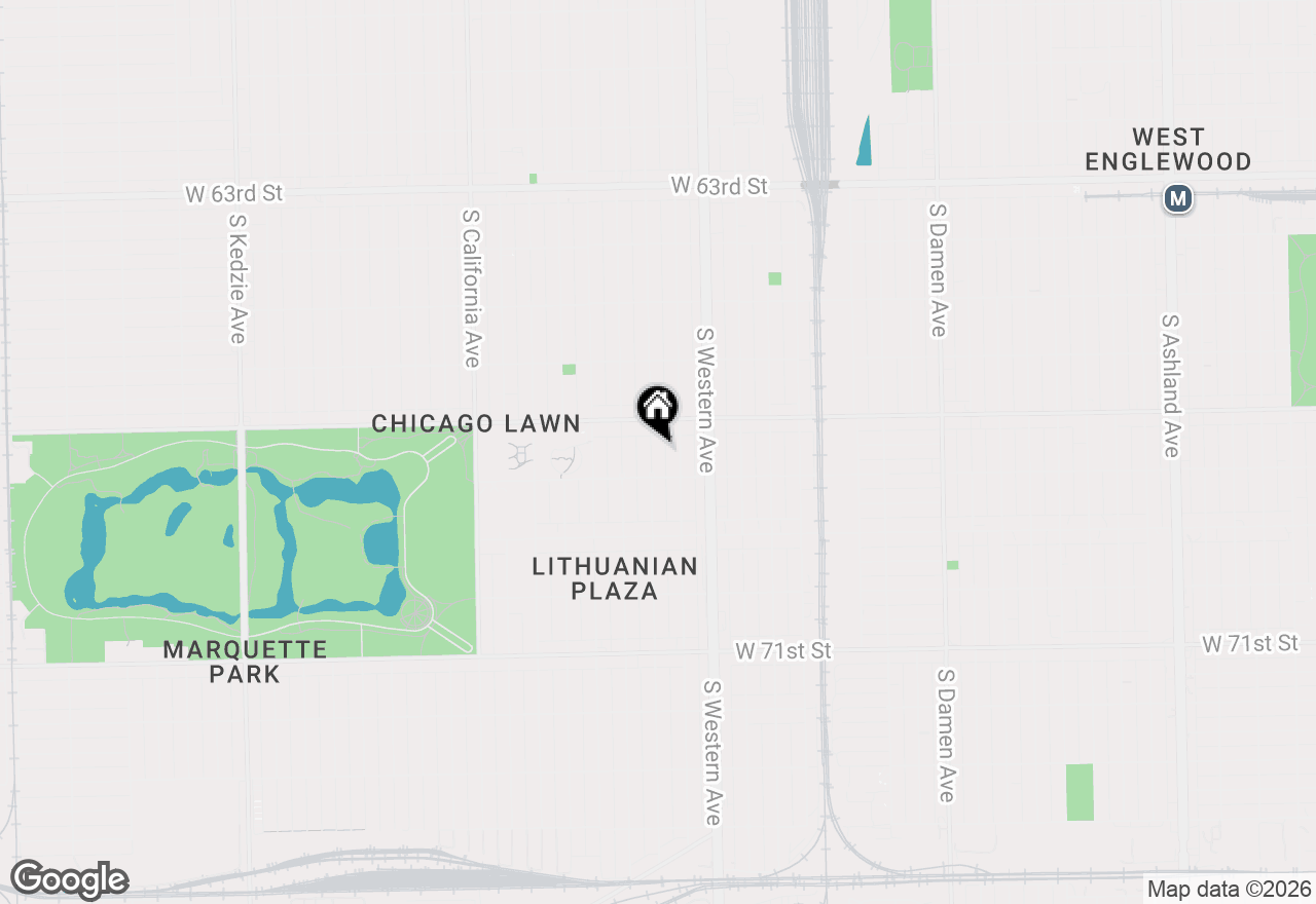 Map of 6733 S Campbell Avenue, Chicago, IL 60629