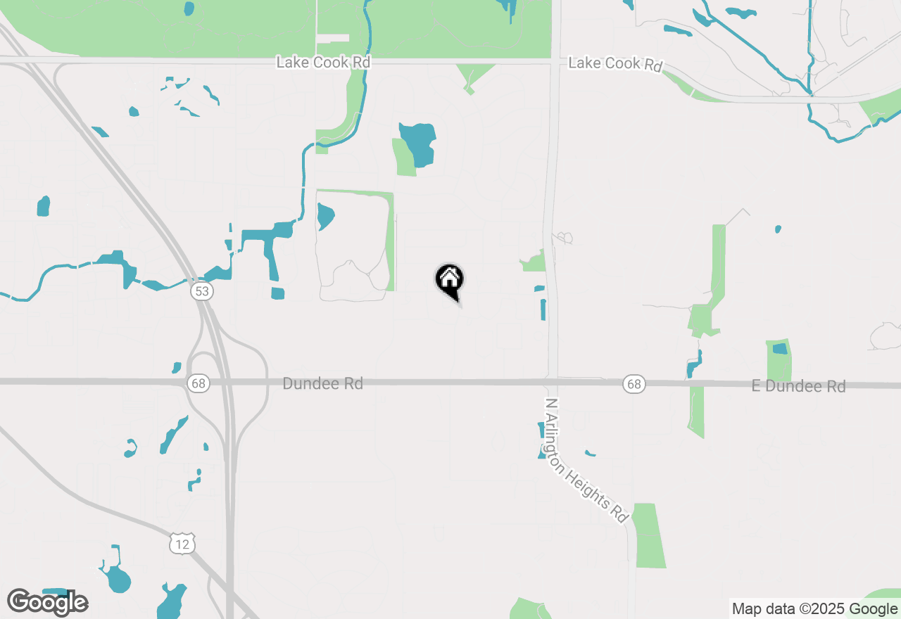 Map of 751 W Happfield Drive, Arlington Heights, IL 60004