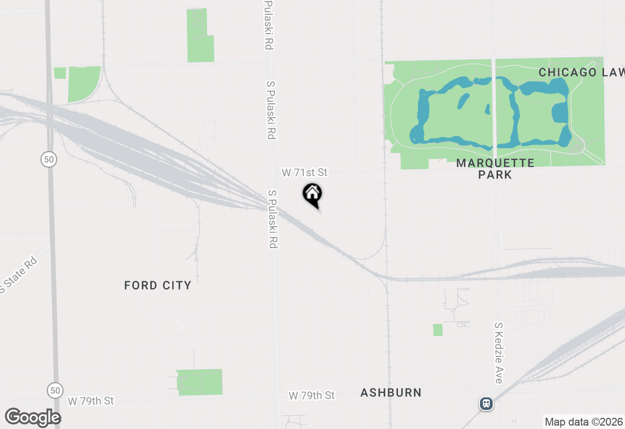 Map of 7230 S Avers Avenue, Chicago, IL 60629