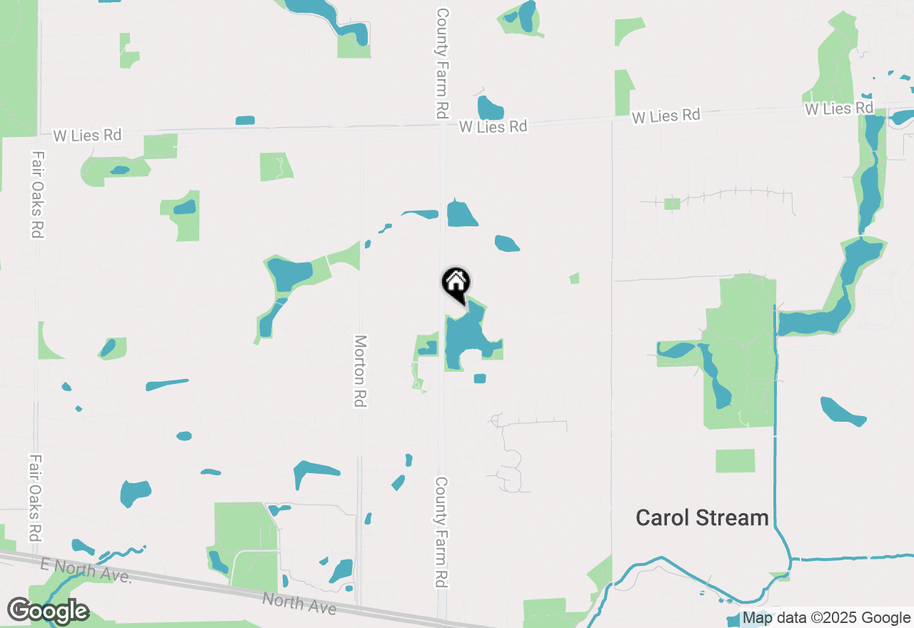 Map of 756 Longmeadow Court, Carol Stream, IL 60188