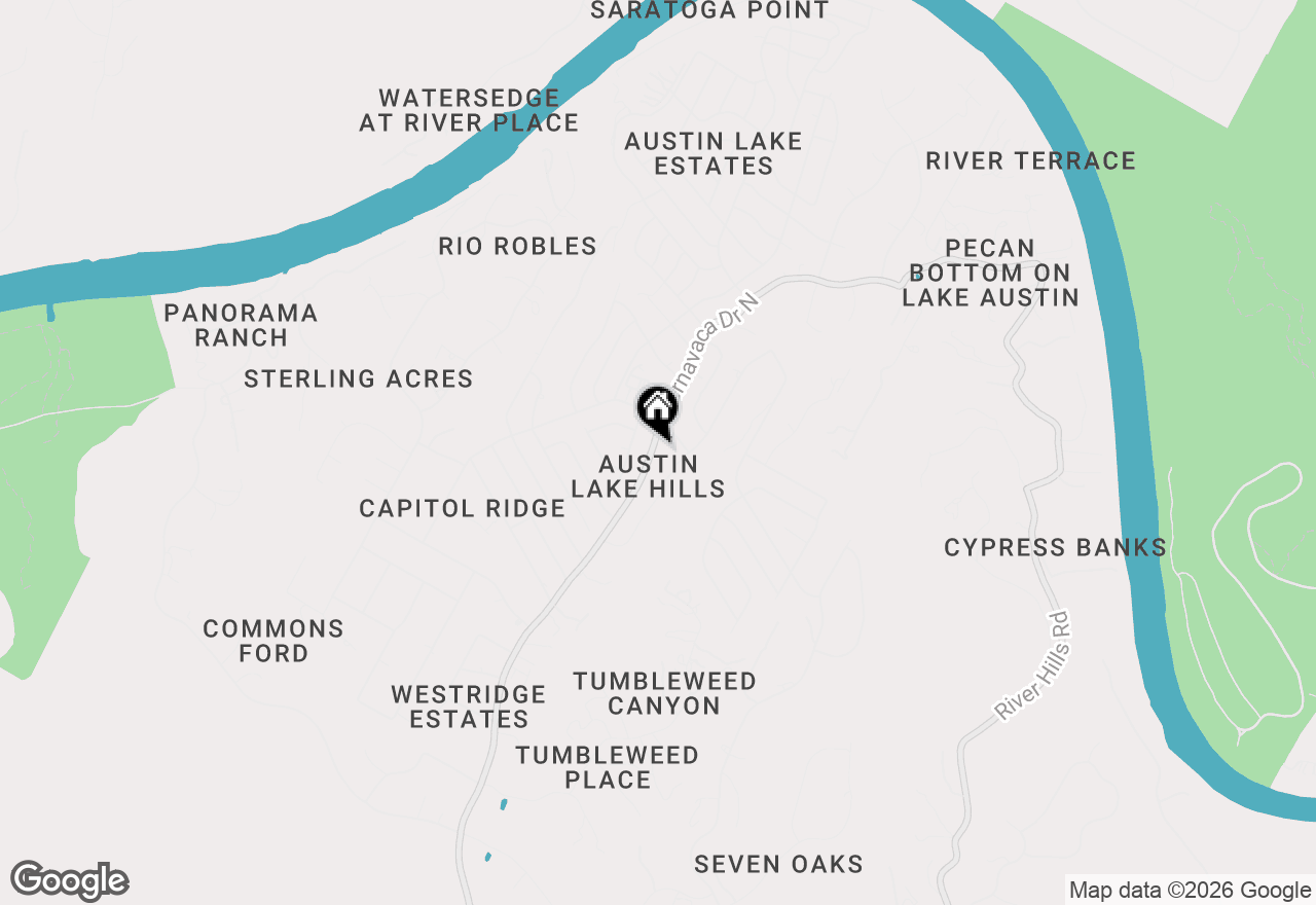 Map of 1303 N Cuernavaca Dr #B, Austin, TX 78733