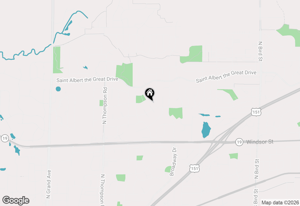 Map of 1822 Cobblestone Court, Sun Prairie, WI 53590