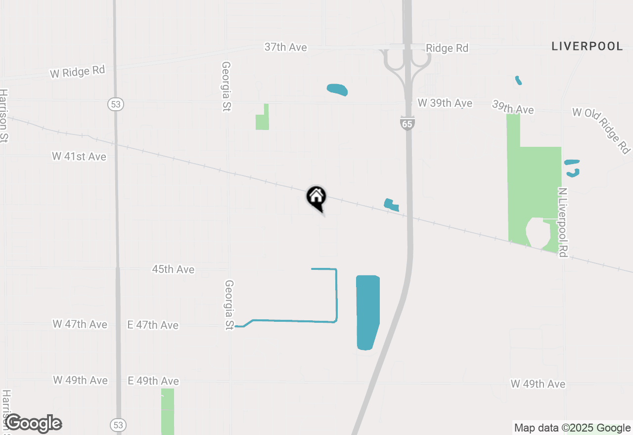 Map of 4306 Louisiana Place, Gary, IN 46403