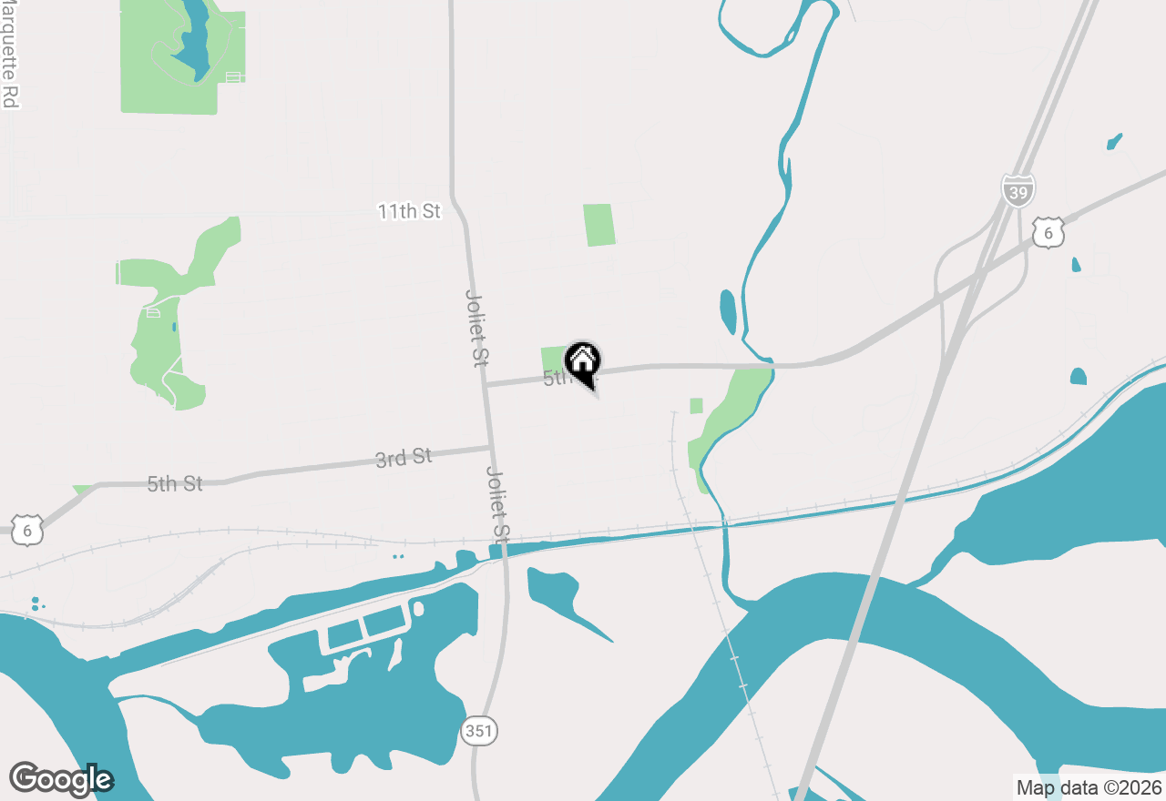 Map of 1109 4th Street, Lasalle, IL 61301