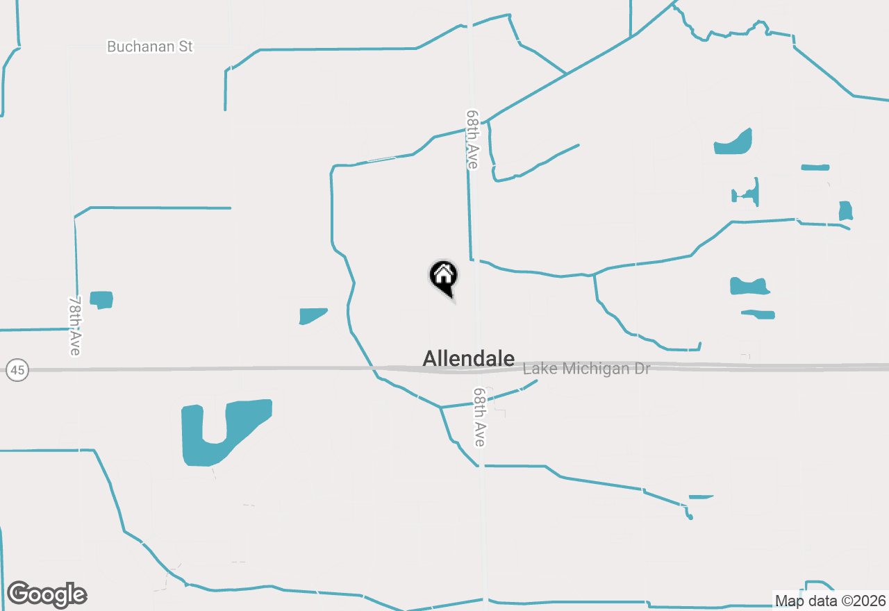 Map of 11351 Brown Avenue, Allendale, MI 49401
