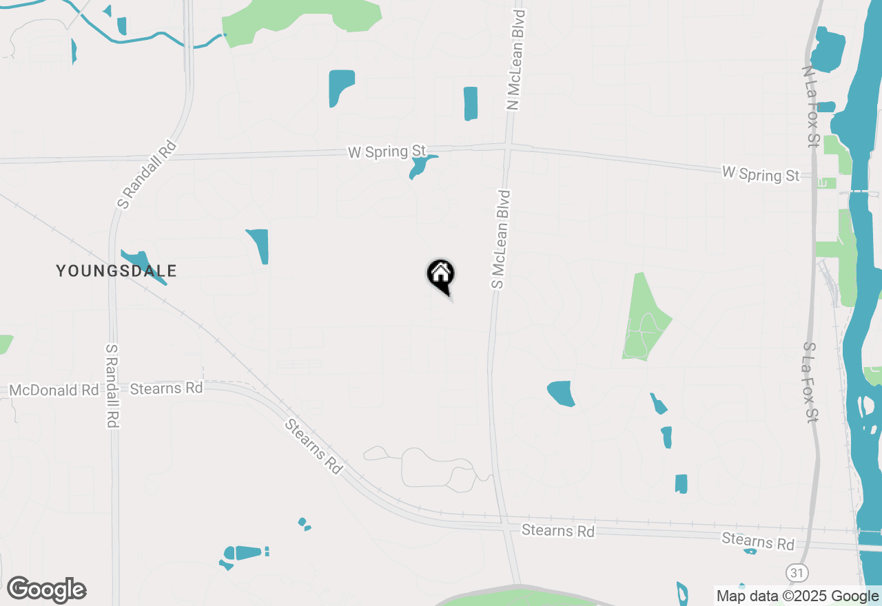 Map of 289 Kingsport Drive, South Elgin, IL 60177