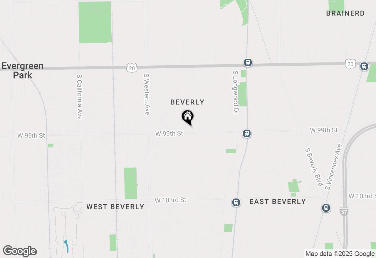 Map of 9846 S Hamilton Avenue, Chicago, IL 60643