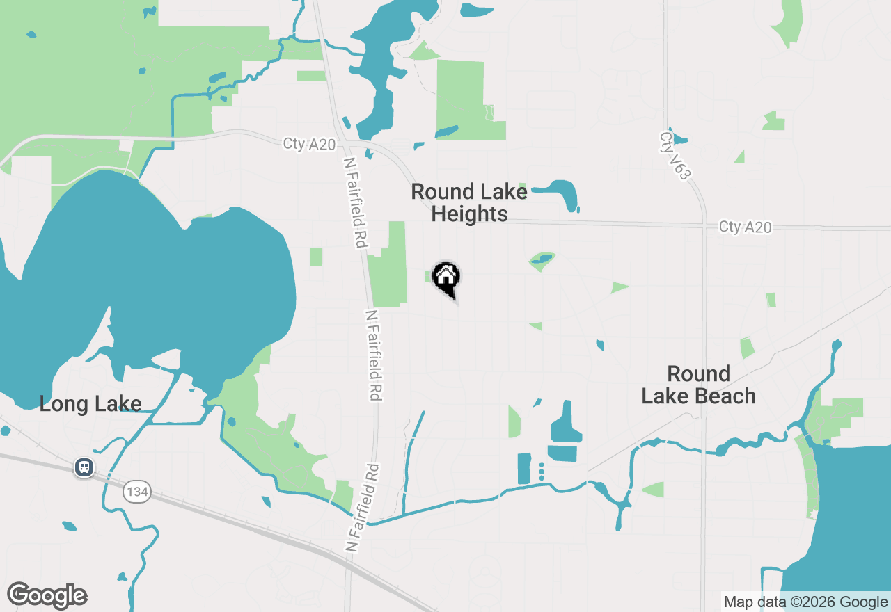 Map of 1427 Kildeer Drive, Round Lake Beach, IL 60073