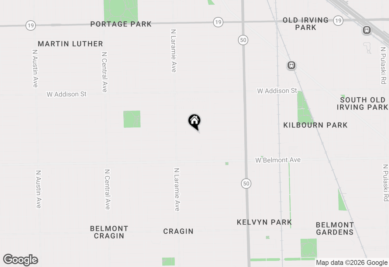 Map of 5056 W Henderson Street #G, Chicago, IL 60641