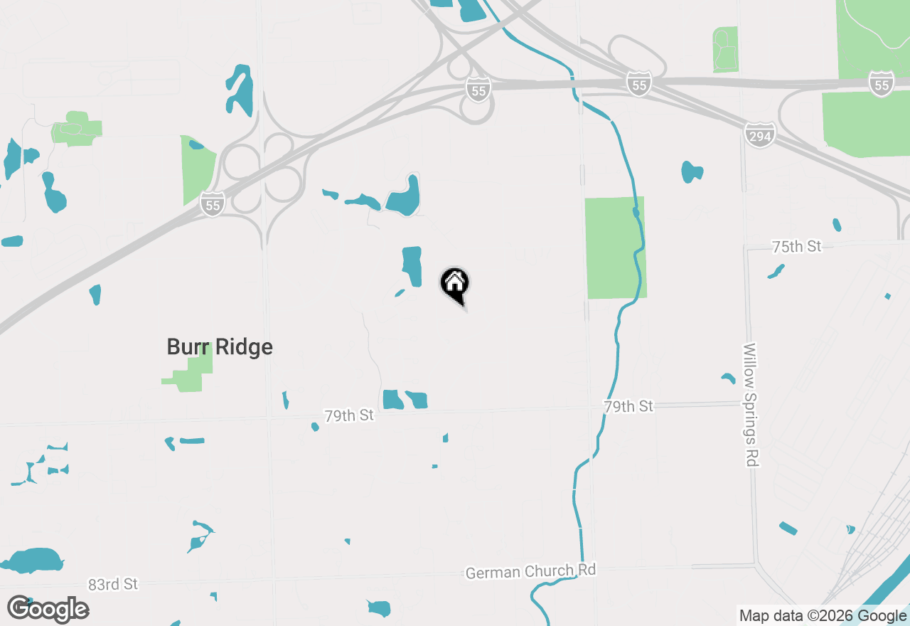 Map of 11512 Woodglen Lane, Burr Ridge, IL 60527