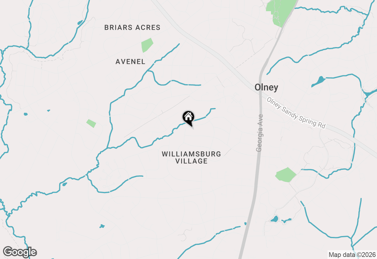 Map of 3800 Queen Mary Drive, Olney, MD 20832