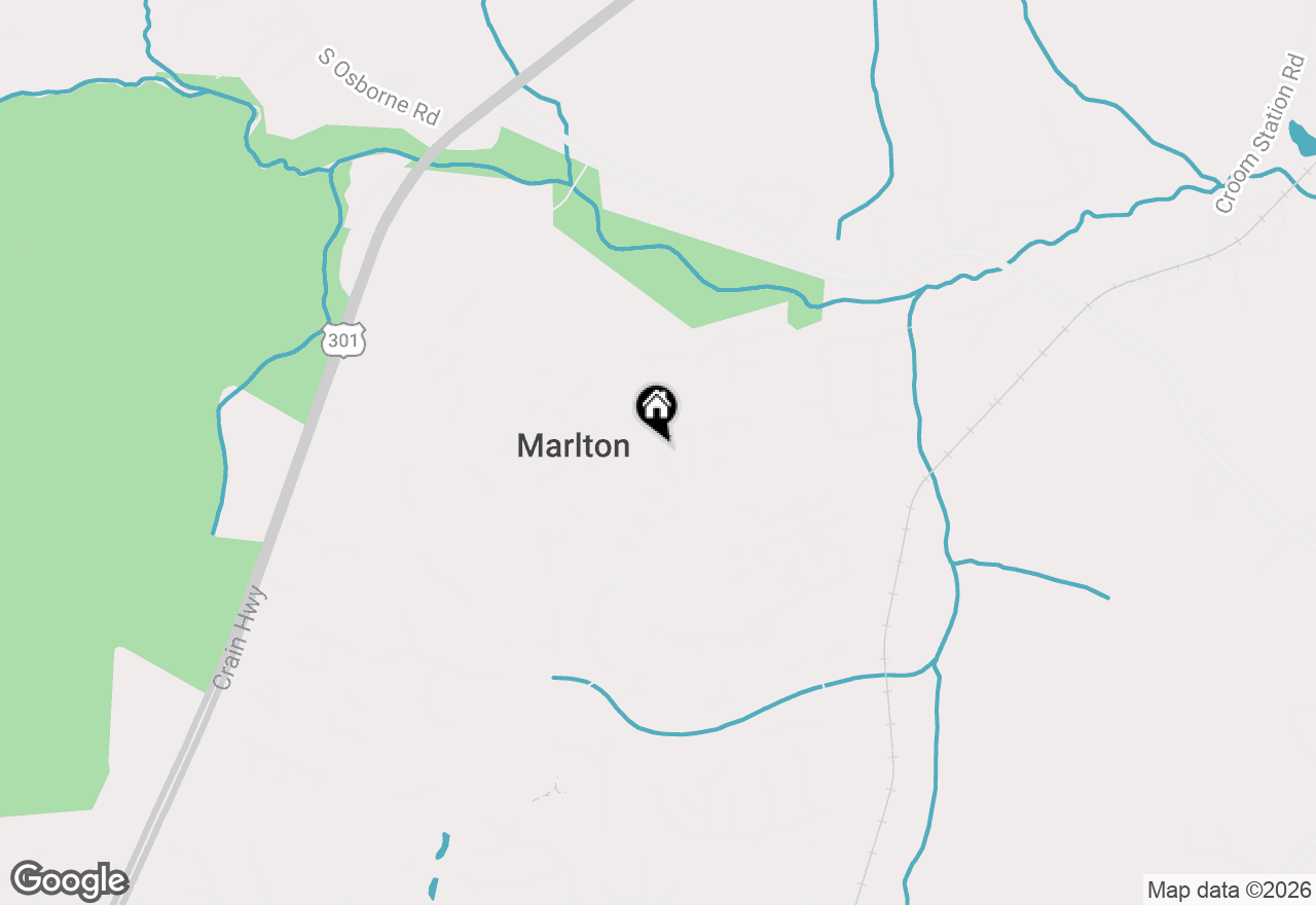 Map of 12702 Wedgedale Court, Upper Marlboro, MD 20772