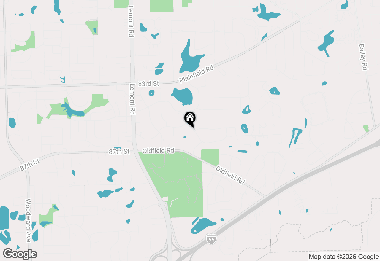 Map of 8538 Washington Street, Downers Grove, IL 60516