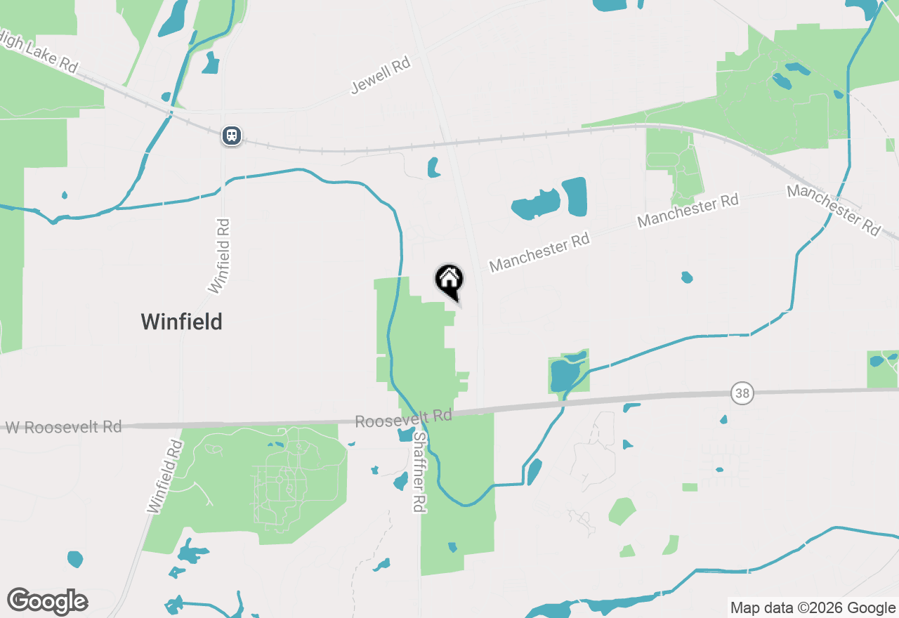 Map of 250 Knoll Street, Wheaton, IL 60187