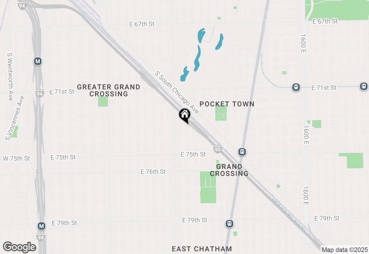 Map of 7317 S Maryland Avenue, Chicago, IL 60619