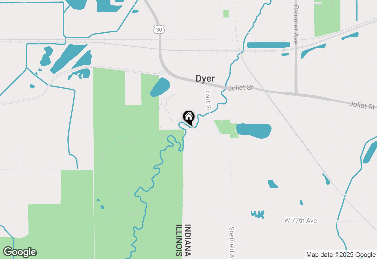 Map of 11 Park Manor Drive, Dyer, IN 46311